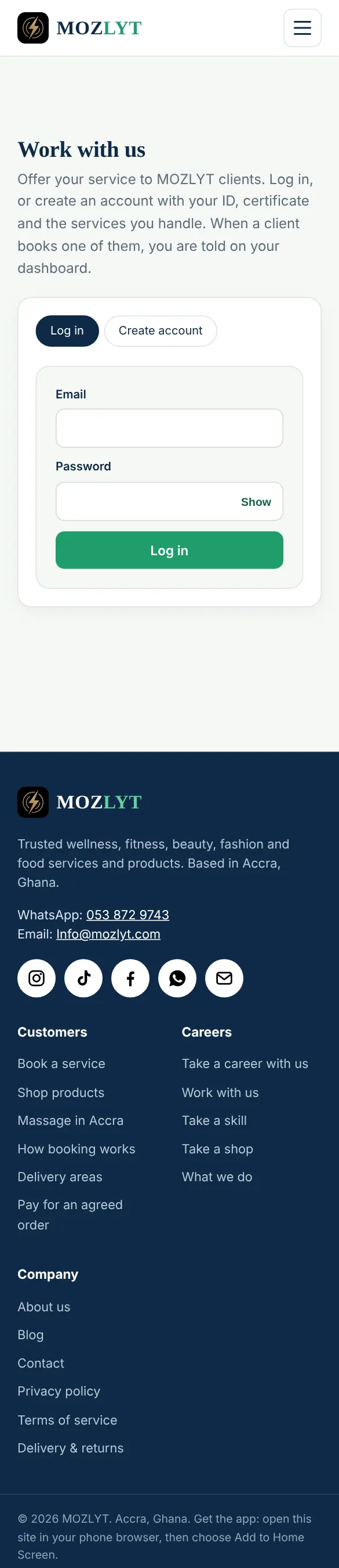Work With Us