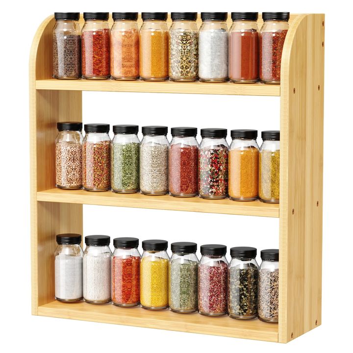 3-Tier Bamboo Spice Rack