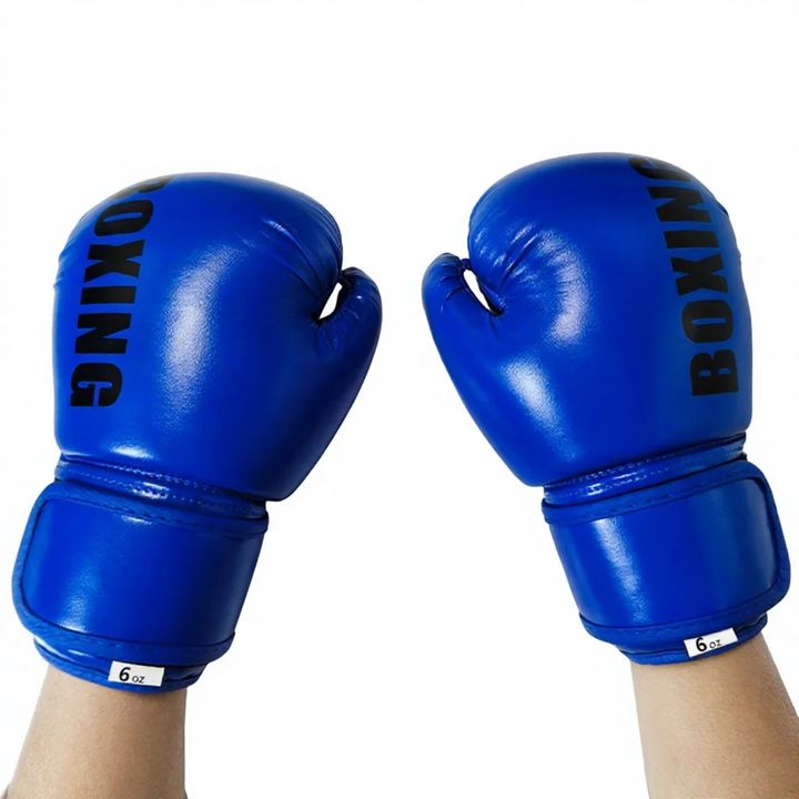 Boxing Gloves, Blue (6 oz)