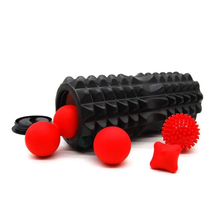 Foam Roller and Massage Ball Set