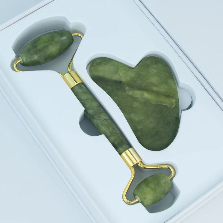 Jade Roller and Gua Sha Set