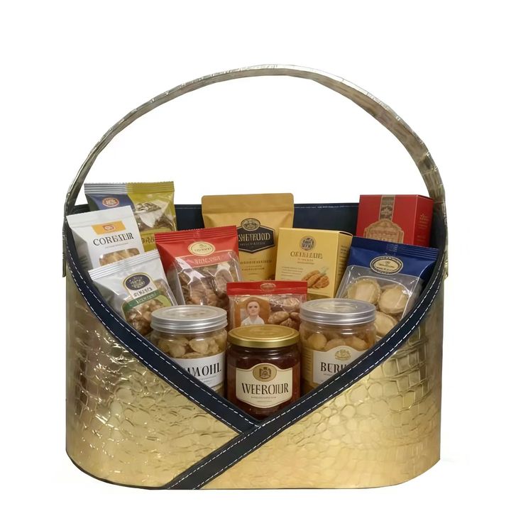 Luxury Snack Gift Basket (Gold)