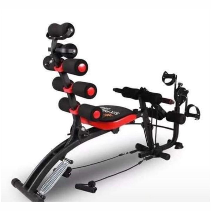 Multi-function Ab Bench with Pedals