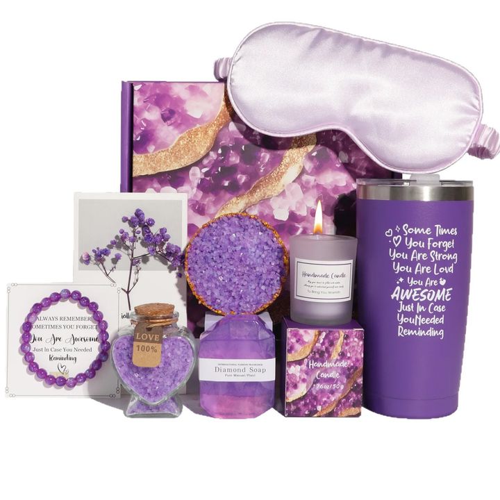 Self-care Gift Set, Purple Amethyst
