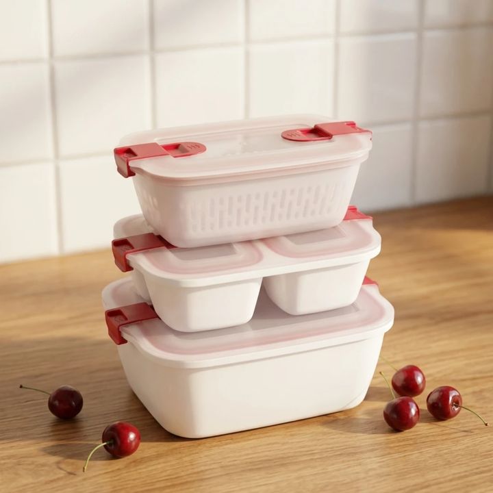 Stackable Food Containers with Lids