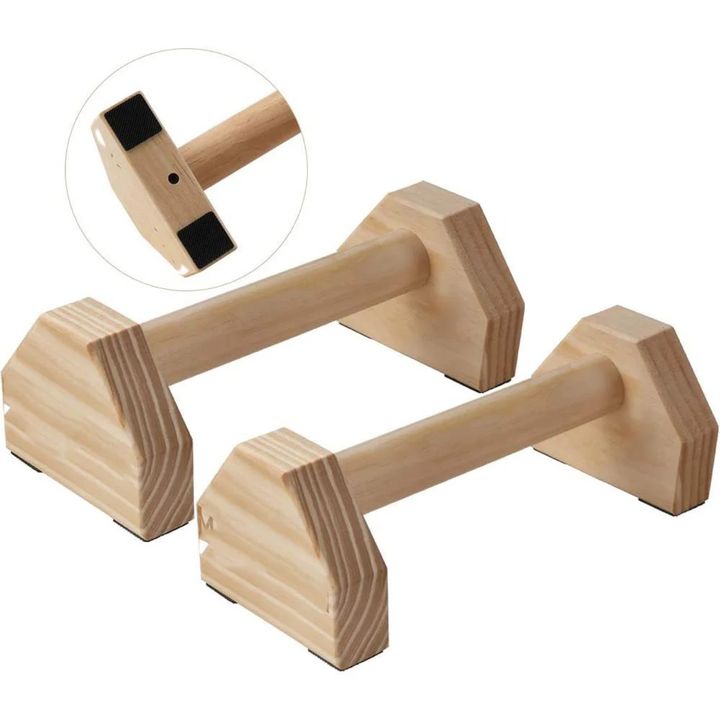 Wooden Push-up Stands (Pair)